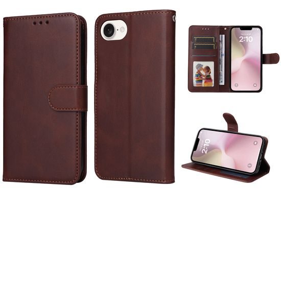 Μαγνητική Θήκη, iPhone 16e, καφέ