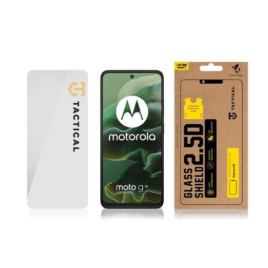 Tactical Glass Shield 2.5D sklo pro Motorola Moto G35, průhledné