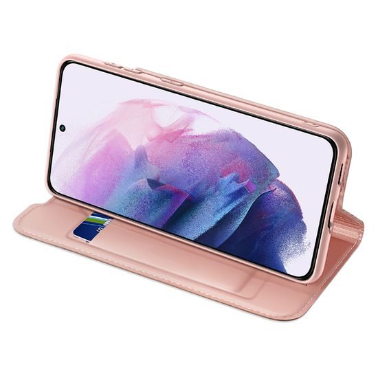 Dux Ducis Skin Pro, preklopni etui, Samsung Galaxy S22 Plus, rožnat