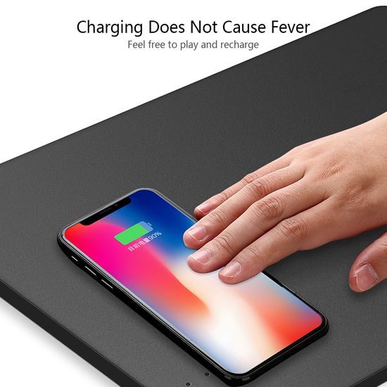 PowerDesk Qi Mat Pro Επιφάνεια γραφείου με ενσωματωμένη ασύρματη φόρτιση