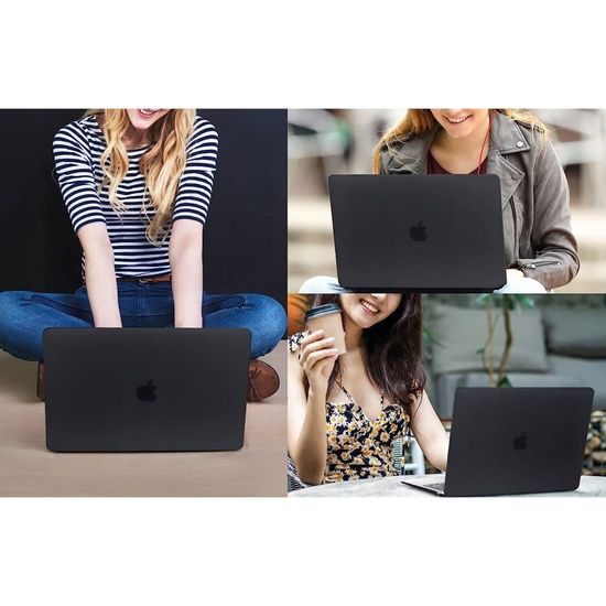 Tech-Protect SmartShell Θήκη MacBook Air 15 2023, Ματ Μαύρο
