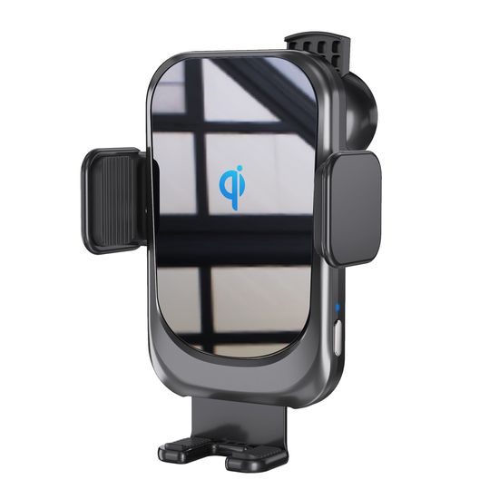 Βάση τηλεφώνου αυτοκινήτου για ταμπλό και αεραγωγό με ασύρματη φόρτιση, 15W, Qi, C15