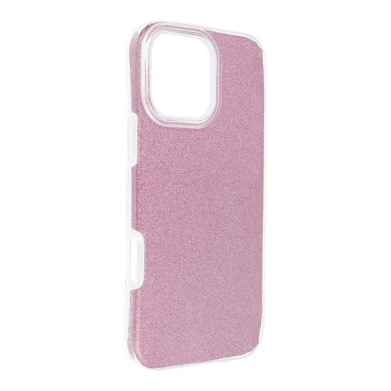 Etui Forcell Shining, iPhone 16 Pro Max, różowy