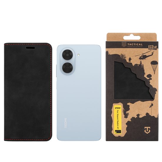 Xiaomi Redmi A7 atverčiamas dėklas – Tactical Xproof – juoda