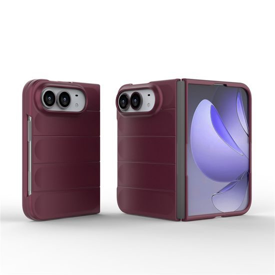 Magic Shield Case für iPhone Duo - Stoßfeste Schutzhülle aus TPU - Dark Cherry