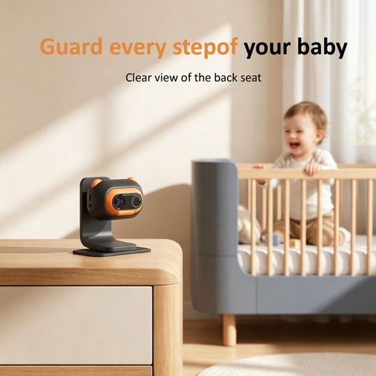 Smart Baby Monitor za auto s CarPlay i Android Auto