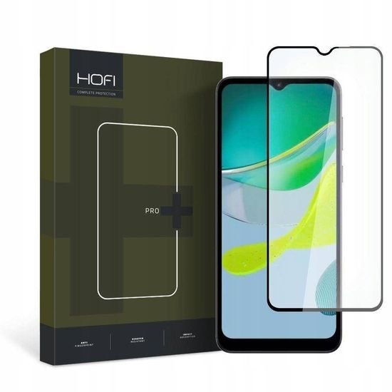 Hofi Pro+ Displayschutz aus gehärtetem Glas, Motorola Moto E13, schwarz