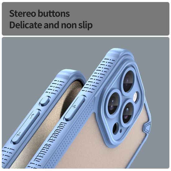 ArmorShield Hybrid Case, iPhone 15 Pro, μπλε