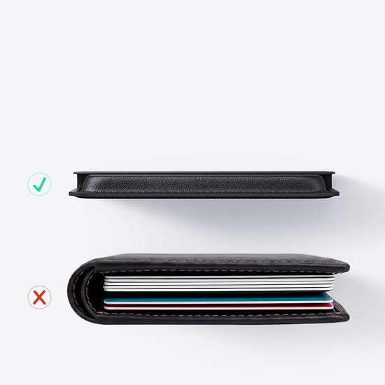 Mcdodo Magnetische Kartenhalterung für MagSafe - Kartenetui mit starkem Magnet - Schwarz