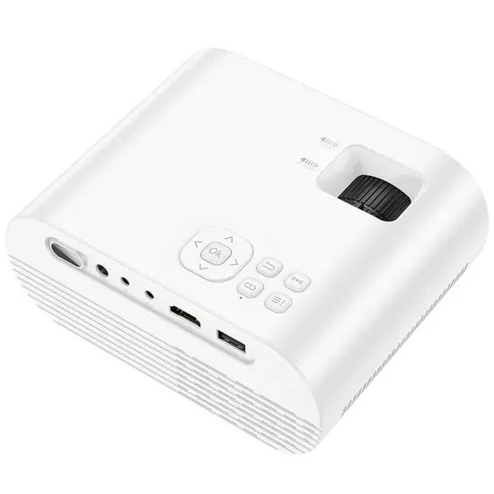 Hoco Bluetooth Wi-Fi projektor 720P DT1, biely