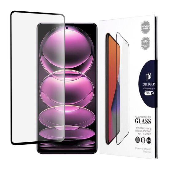 Dux Ducis Displayschutz aus gehärtetem Glas, Xiaomi Redmi Note 12 Pro / 12 Pro+ / Poco X5 Pro, schwarz