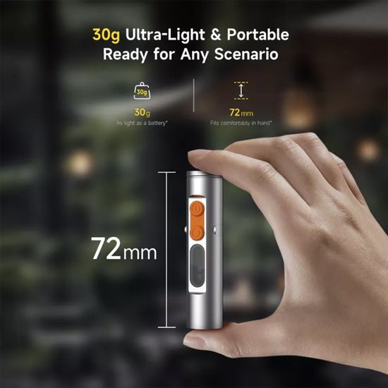 Deerma SD01 magnetiline mini-taskulamp 4-ühes 350 lm 300 mAh 0,74 W – hall