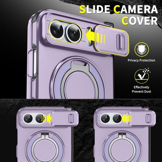Camslide Stand etui, iPhone Duo, vijolična