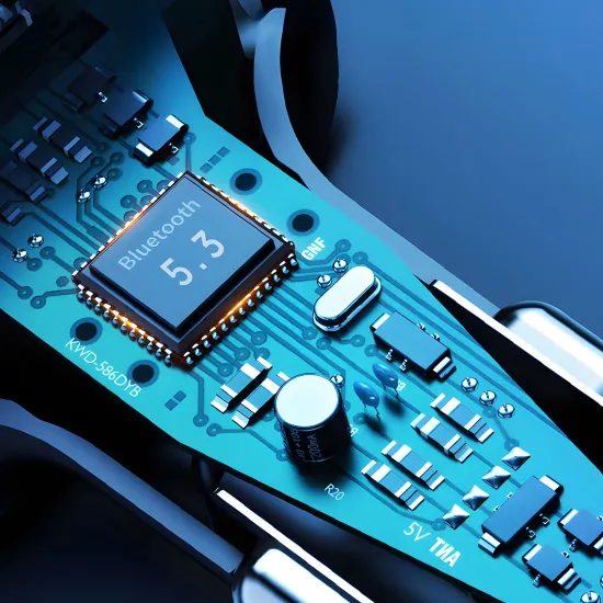 Dudao R2PRO+ Transmițător FM cu porturi de încărcare PD25W, argintiu