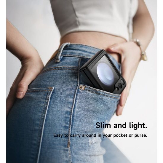 Suritch 360 Θήκη Samsung Galaxy Z Flip 5, Μαύρη