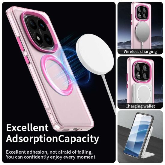 Techsuit CandyCase MagSafe, Xiaomi Redmi Note 14 Pro 4G, ροζ