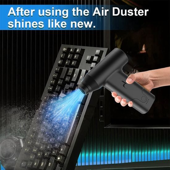Air Duster Pro ισχυρός ηλεκτρικός φυσητήρας με εξαρτήματα
