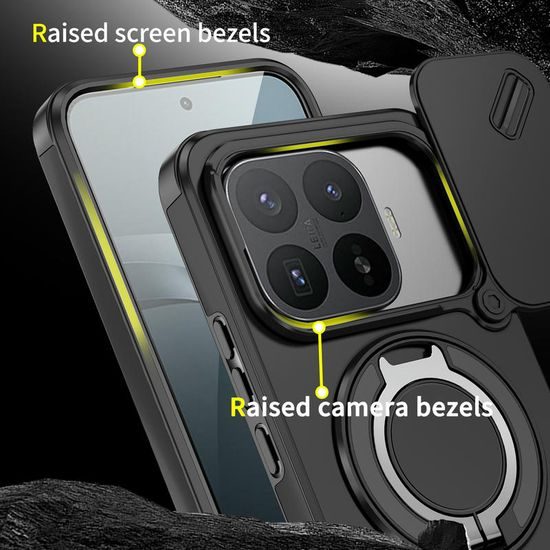 Θήκη Camslide Stand, Xiaomi 17T Pro, μαύρη