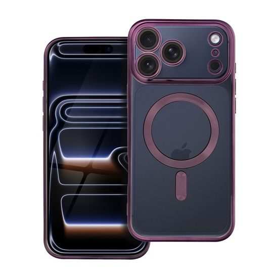 Electro Mag Cover με MagSafe, iPhone 17 Pro Max, μωβ