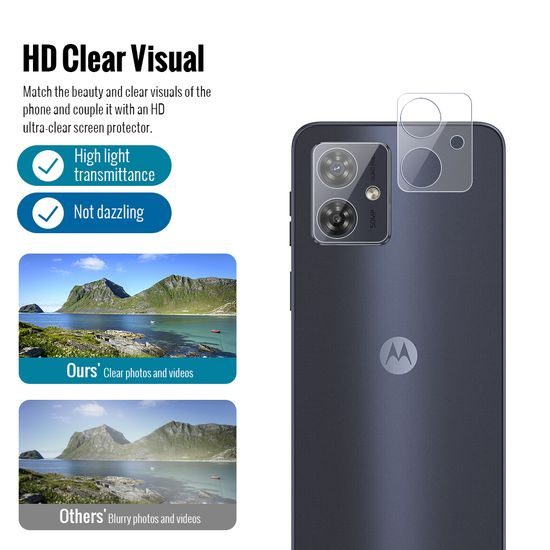 JP Combo pack, Sada 2 tvrzených skel a 2 sklíček na fotoaparát, Motorola G54