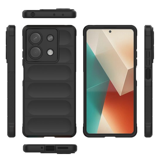 Θήκη Wency Magic Shield, Xiaomi Redmi Note 13 5G, μαύρη