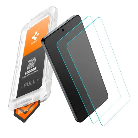 Spigen Glas.TR EZ Fit Pro s aplikátorem, 2 kusy, Tvrzené sklo, Samsung Galaxy S26