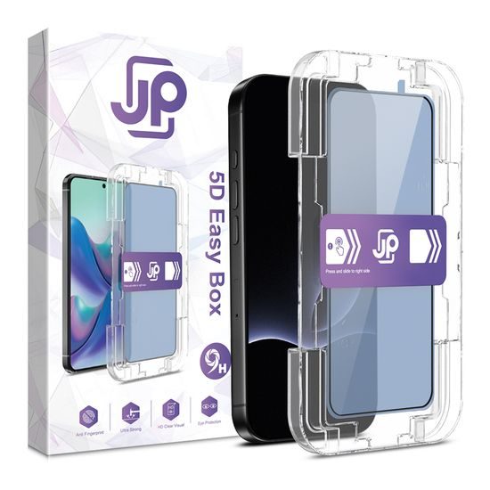 JP Easy Box 5D Σκληρυμένο Γυαλί, iPhone 17 Pro Max