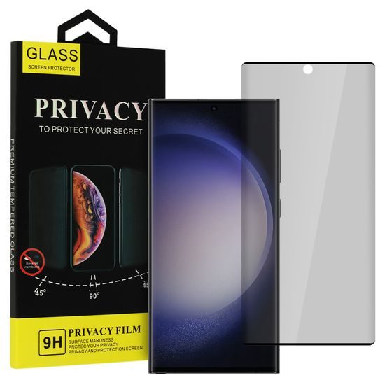 Privacy 5D Beskyttelsesglas til Samsung Galaxy S23 - Sort