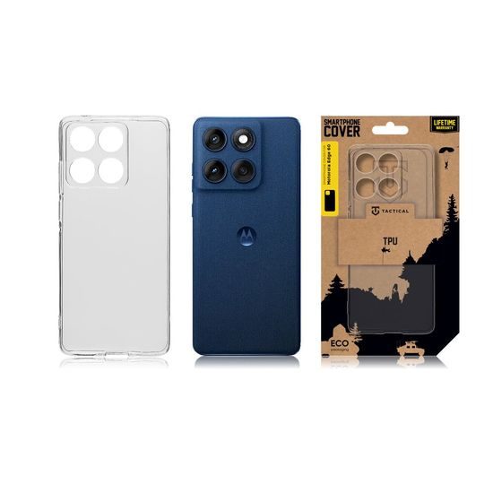 Tactical TPU θήκη για Motorola Edge 60, διάφανη