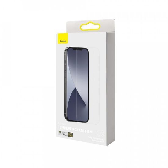 BASEUS iPhone 12 Mini, Tvrdené sklo, 2 kusy