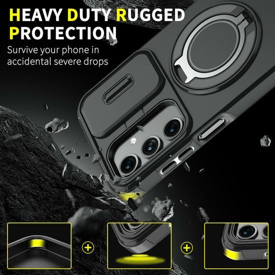 Θήκη Camslide Stand, Samsung Galaxy A17, μπλε