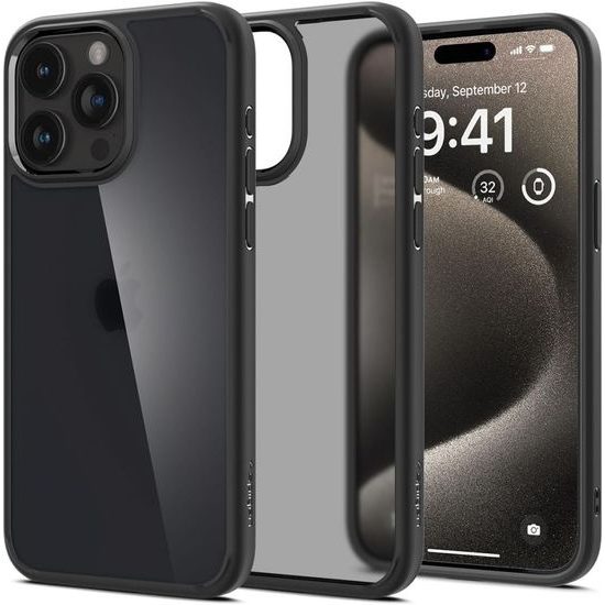 Spigen Ultra Hybrid Θήκη Κινητού, iPhone 15 Pro, frost black