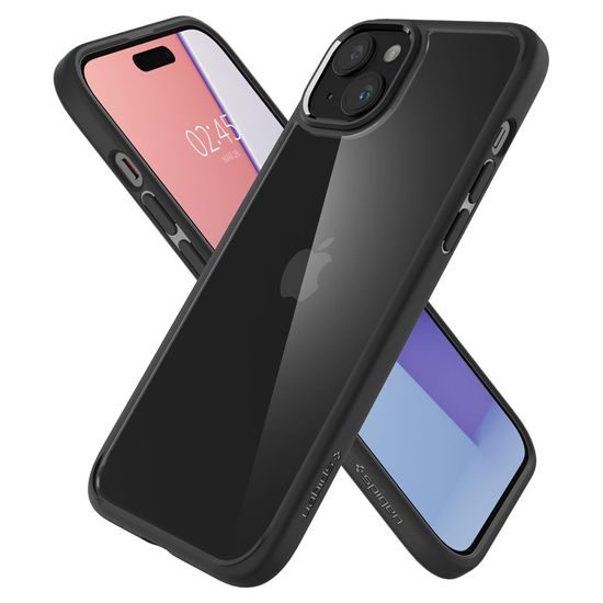 Spigen Ultra Hybrid Θήκη Κινητού, iPhone 15 Plus, ματ μαύρο