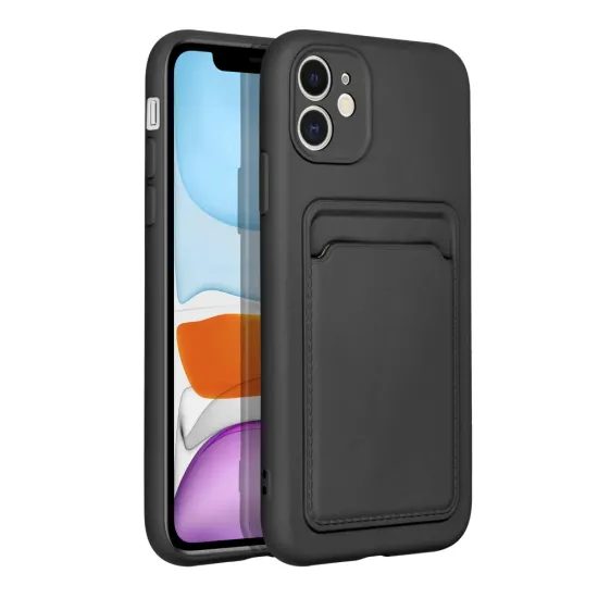 Card Case tok, iPhone 11, fekete