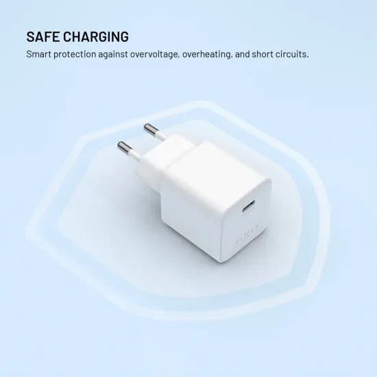 FIXED Mini GaN hálózati töltő, USB-C, PD 65W, fehér