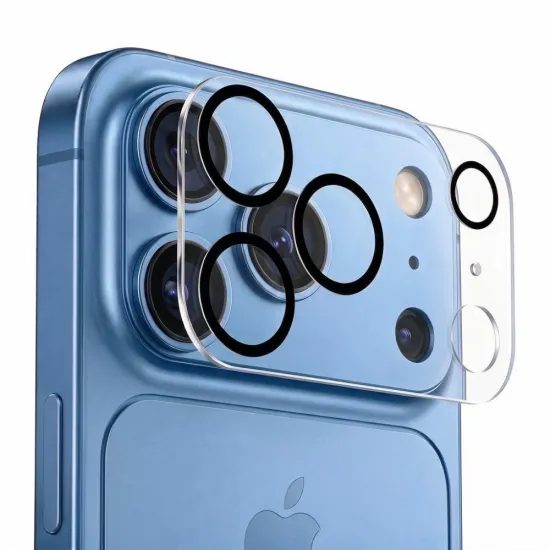 Tech-Protect Cam Fit+, sklíčko pro čočku fotoaparátu, iPhone 18 Pro, průhledné