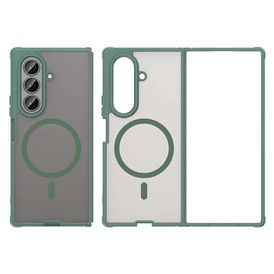 Techsuit HaloFrost II MagSafe Schutzhülle für Samsung Galaxy Z Fold8 Ultra - Magnetische Handyhülle mit Stoßschutz - Grün