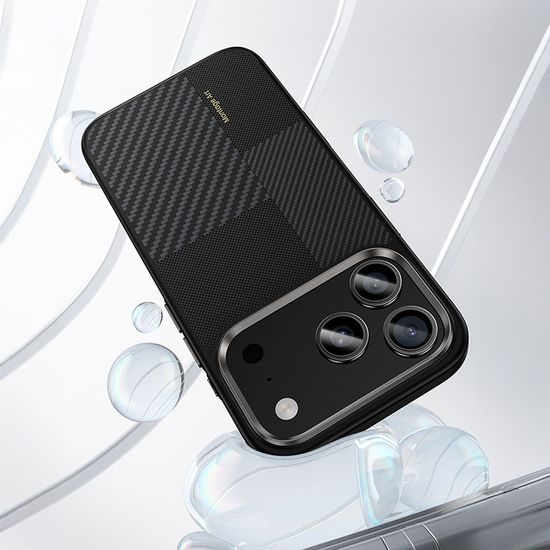 Benks Montage Magnetic Armor Pro Kevlar θήκη Metal Frame, iPhone 17 Pro, μαύρη