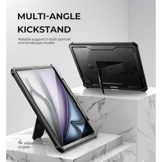 Dexnor 360 Kickstand borító iPad Air 13 2024, fekete