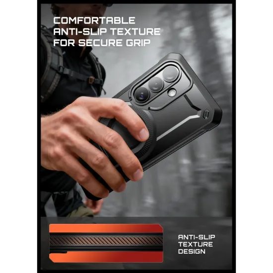 Supcase Unicorn Beetle Pro Mag MagSafe, Samsung Galaxy S26, μαύρο