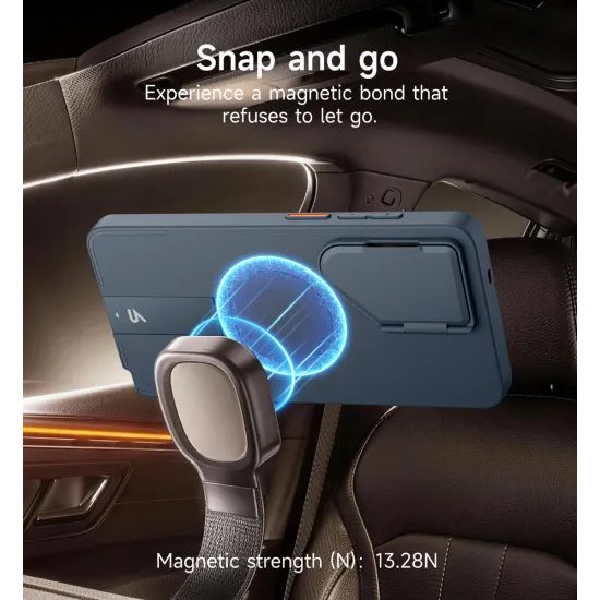 Suritch MagSafe Kickstand Camprotector θήκη Samsung Galaxy S26 Ultra, μπλε