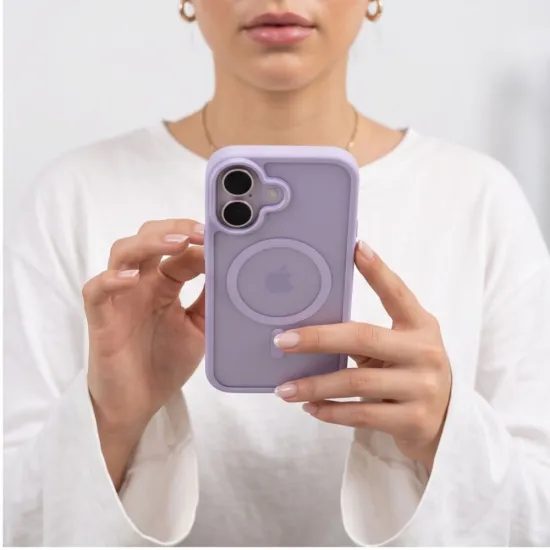 iPhone 17 dėklas – Tech-Protect BasicMag MagSafe – violetinė