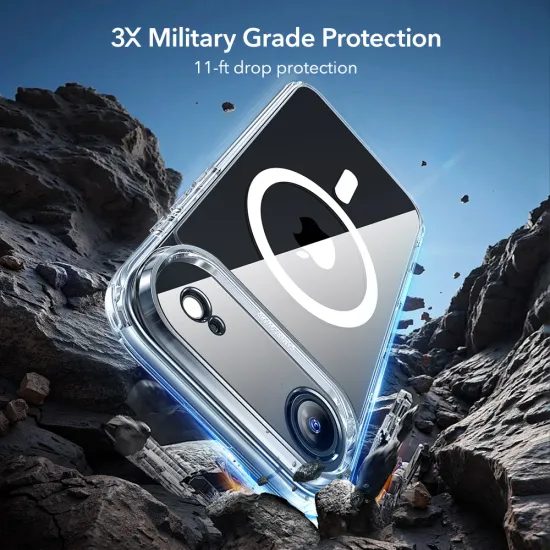 ESR Classic Hybrid MagSafe + σκληρυμένο γυαλί, iPhone Air, διάφανο