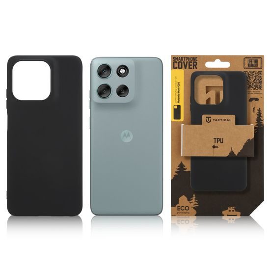 Θήκη Tactical TPU για Motorola Moto G56, μαύρη