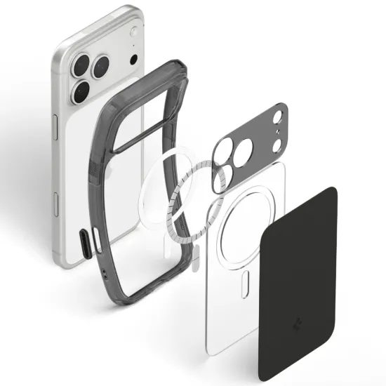 Spigen Ultra Hybrid "T" Mag s MagSafe, iPhone 17 Pro / 18 Pro, čierny