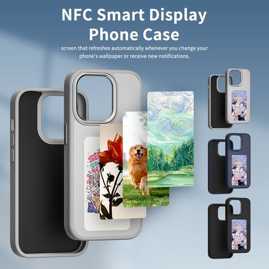 Etui JP NFC, iPhone 13 Pro, szare