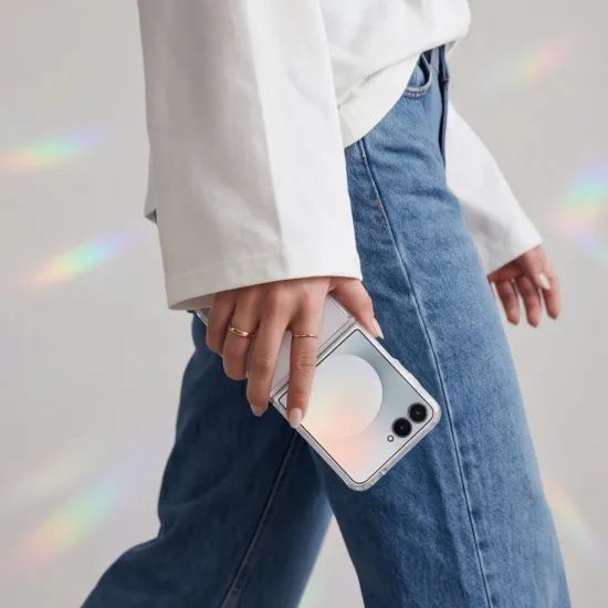 Samsung Galaxy Z Flip 8 ümbris – Tech-Protect Flexair Hybrid – läbipaistev