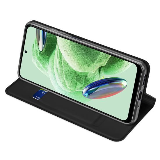 Dux Ducis Skin Pro, knižkové púzdro, Xiaomi Redmi Note 12 Pro / Poco X5 Pro 5G, čierne