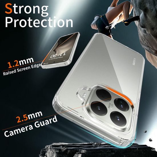 Husă transparentă, Xiaomi 15T Pro, transparent