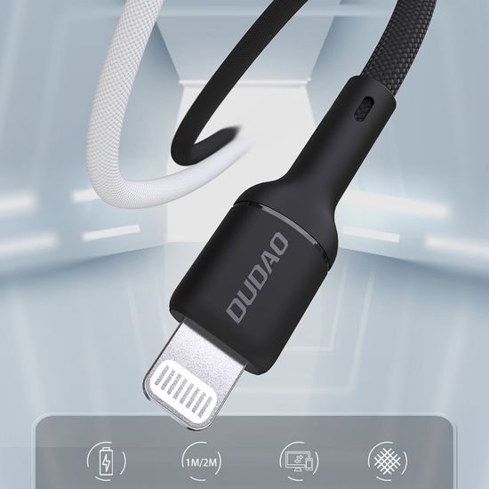 Καλώδιο Dudao L9X USB-C – Lightning, 30W, 2 m, μαύρο